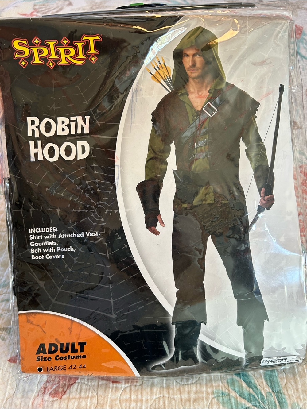 Spirit Adult Robin Hood Costume - Green and Brown